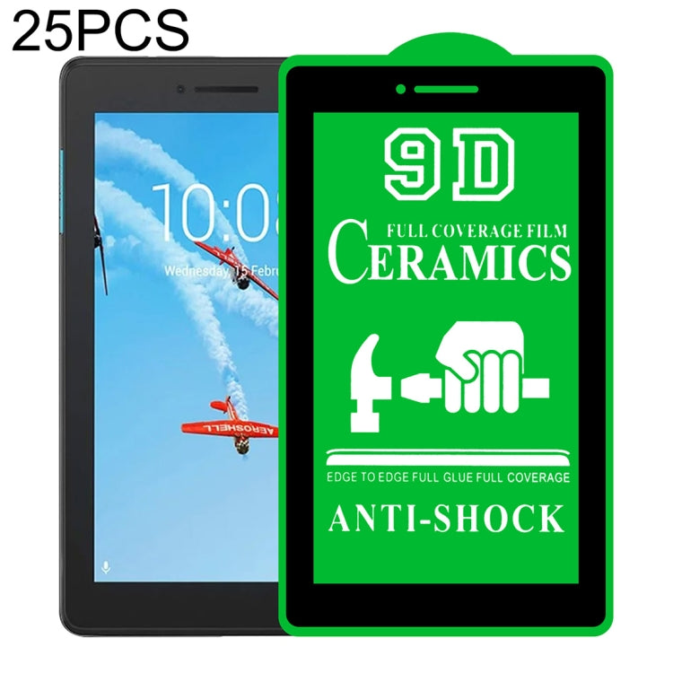 25 pellicole ceramiche per colla a schermo intero 9D a schermo intero, For Huawei Enjoy Tablet 2 10.1 inch (25 PCS), For Lenovo Tab M10 TB-X605L 10.1 inch (25 PCS), For Lenovo Tab M8 8 inch (25 PCS), For Huawei MediaPad M5 Lite 10.1 inch (25 PCS)      ...