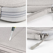 SM03 Borsa multifunzionale per accessori digitali con cordino, 19x11x3.5cm(Navy Blue), 19x11x3.5cm(Gray), 19x11x3.5cm(Pink), 19x11x3.5cm(Black)