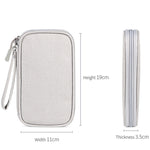 Borsa multifunzionale per accessori digitali 19x11x3.5 cm