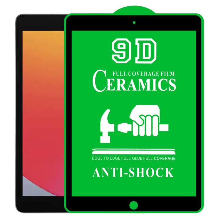 Pellicola vetro temperato 9D per iPad 9.7 e 10.2 pollici