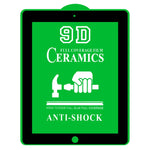 Pellicole vetro temperato 9D per iPad 9.7" e 10.2" 25 pezzi