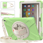 Custodia protettiva in silicone + PC con supporto e tracolla, For Amazon Kindle Fire HD 10 2021