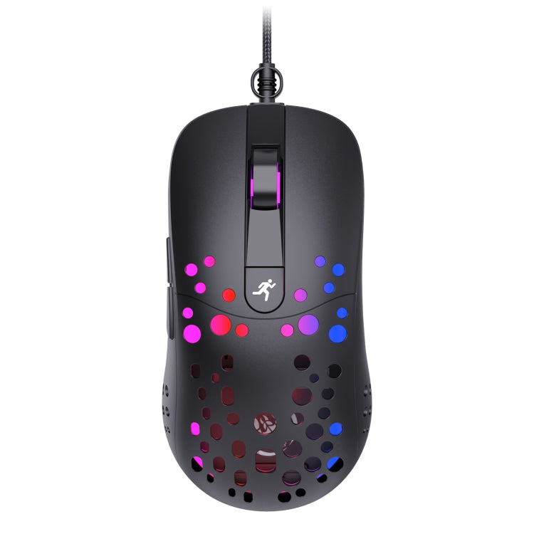 HXSJ A904 RGB Light Macro Programmazione Mouse meccanico da gioco cablato, A904
