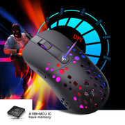 HXSJ A904 RGB Light Macro Programmazione Mouse meccanico da gioco cablato, A904