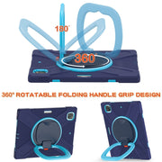 Custodia protettiva in silicone + PC con supporto e tracolla, For iPad Pro 12.9 2022 / 2021, For Amazon Kindle Fire HD 10 2021