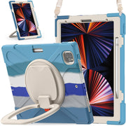 Custodia protettiva in silicone + PC con supporto e tracolla, For iPad Pro 12.9 2022 / 2021, For Amazon Kindle Fire HD 10 2021