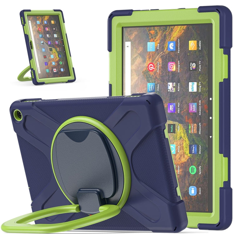 Custodia protettiva in silicone + PC con supporto e tracolla, For iPad Pro 12.9 2022 / 2021, For Amazon Kindle Fire HD 10 2021