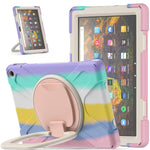 Custodia silicone e PC con tracolla per iPad Pro 12.9 2021/2022