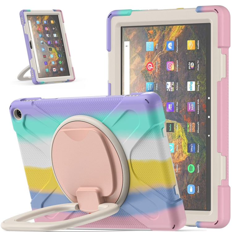 Custodia silicone e PC con tracolla per iPad Pro 12.9 2021/2022