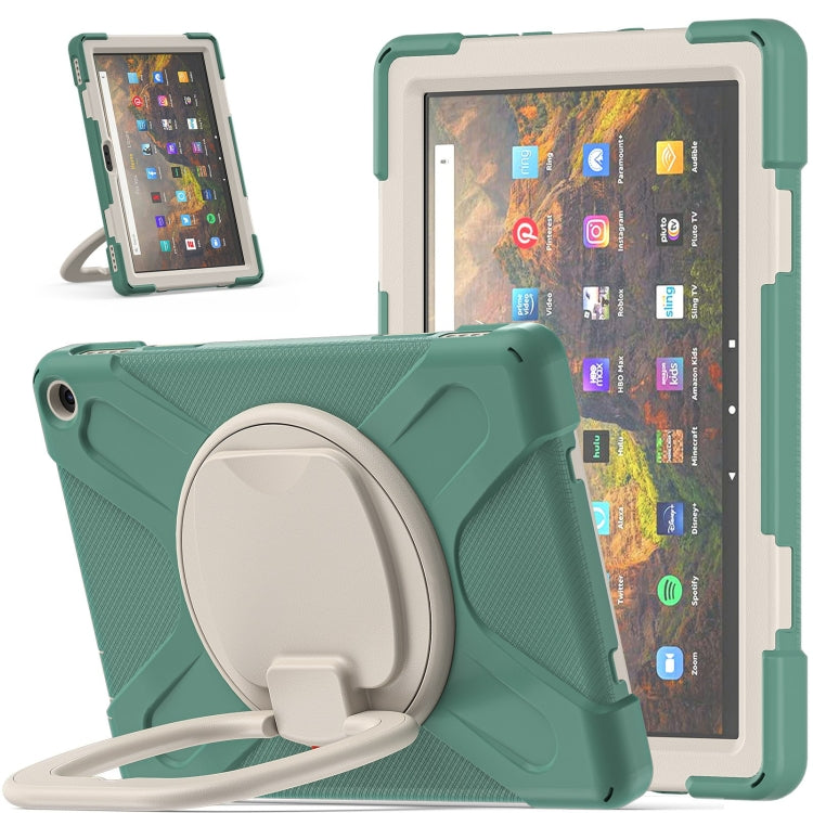 Custodia silicone e PC con tracolla per iPad Pro 12.9 2021/2022