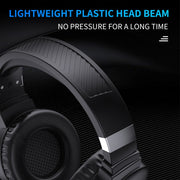 HXSJ F16 Cuffie da gioco stereo con luce RGB da 3,5 mm + porta USB con microfono