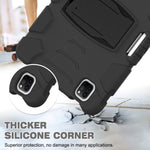 Custodia protettiva 3 strati in silicone e PC per iPad Air 10.9