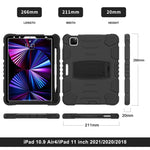Custodia protettiva 3 strati in silicone e PC per iPad Air 10.9