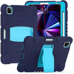 Custodia protettiva 3 strati in silicone e PC per iPad Air 10.9