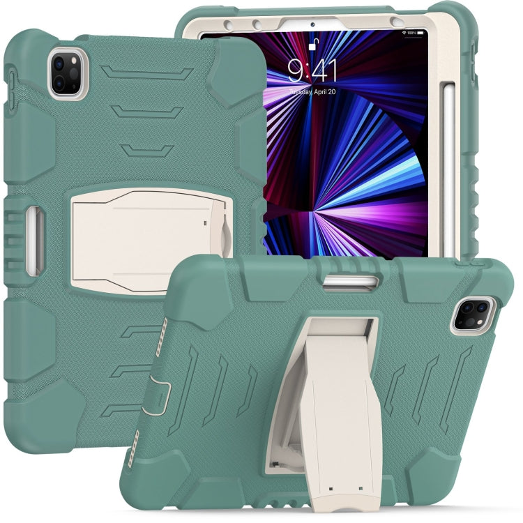 Custodia protettiva 3 strati in silicone e PC per iPad Air 10.9