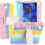 Custodia protettiva 3 strati in silicone e PC per iPad Air 10.9