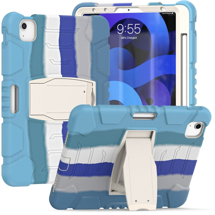Custodia protettiva 3 strati in silicone e PC per iPad Air 10.9