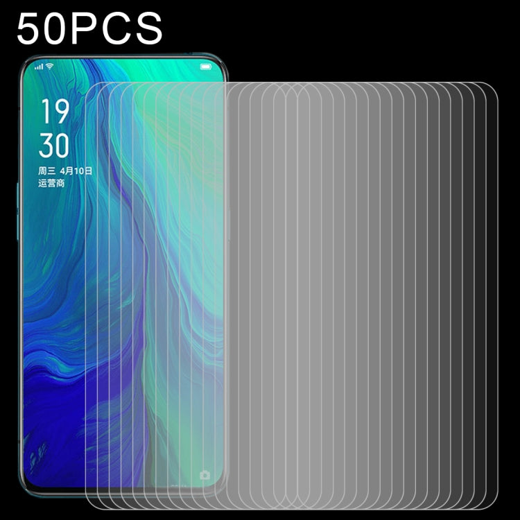 50 pellicole in vetro temperato da 0,26 mm 9H 2,5D, For OPPO Reno5 5G / Reno5 Z 5G (50 PCS), For OPPO Reno4 4G (50 PCS), For OPPO Reno4 Z 5G (50 PCS)