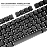 HXSJ P9 104 tasti Tastiera meccanica a colori PBT Copritasti