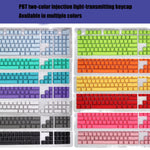 HXSJ P9 104 tasti Tastiera meccanica a colori PBT Copritasti