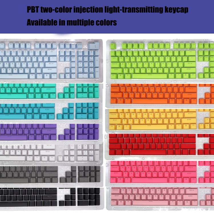 HXSJ P9 104 tasti Tastiera meccanica a colori PBT Copritasti