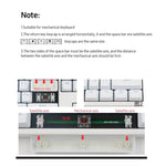 HXSJ P9 104 tasti Tastiera meccanica a colori PBT Copritasti