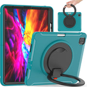 Custodia antiurto tablet con supporto rotante e slot penna