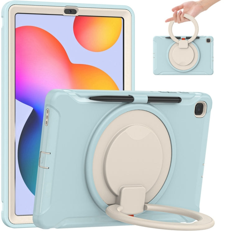 Custodia antiurto tablet con supporto rotante e slot penna