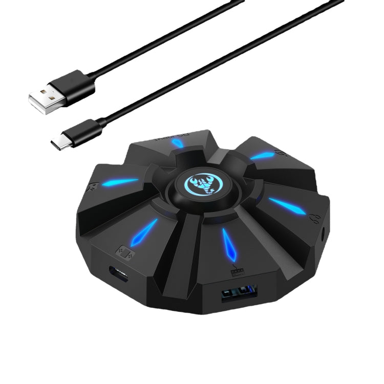 Convertitore mouse tastiera portatile HXSJ P9 per PS4 / Xbox One / PS3 / Xbox 360 / N-Switch, P9