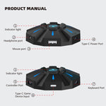 Convertitore mouse tastiera portatile HXSJ P9 per PS4 / Xbox One / PS3 / Xbox 360 / N-Switch, P9