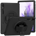 Copertura protettiva PC + TPU con rotazione a 360 gradi con supporto e cinturino da polso, For Samsung Galaxy Tab S7 FE 12.4 inch T730