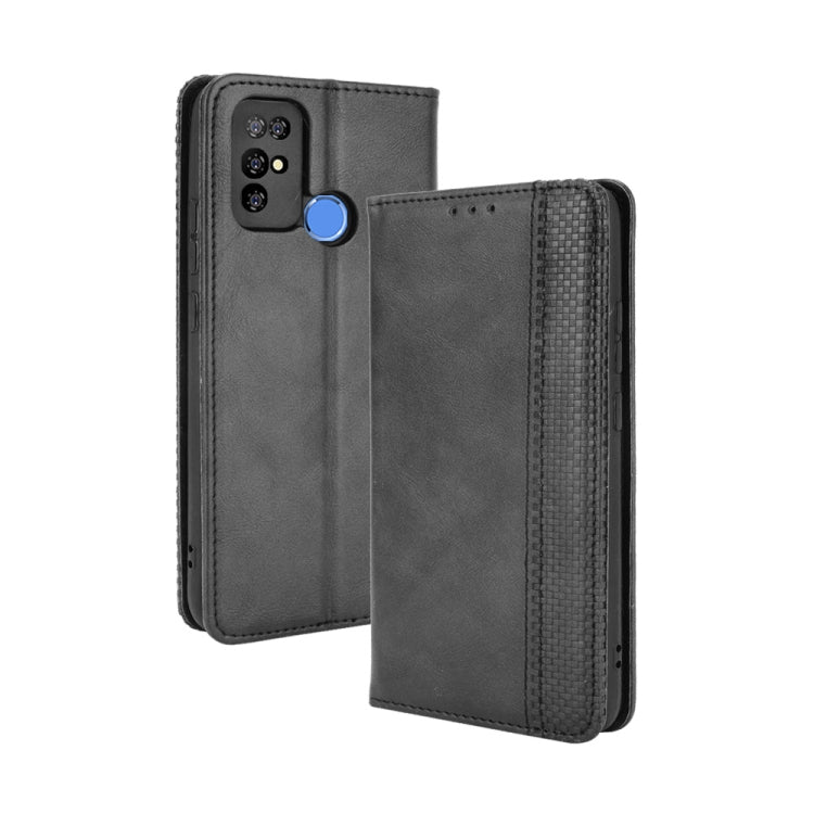 Custodia portafoglio in pelle effetto Crazy Horse per Doogee X96