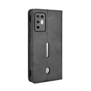 Custodia in pelle a vibrazione orizzontale con struttura retrò Crazy Horse con fibbia magnetica con supporto e slot per schede e cornice per foto, For ZTE nubia Red Magic 6R