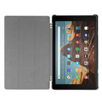 Per Amazon Kindle Fire HD 10 2017/2019Custodia orizzontale in pelle Custer Texture Flip con supporto a tre pieghe e funzione Sleep / Wake-up, For Amazon Kindle Fire HD 10