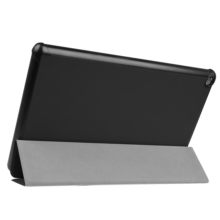Per Amazon Kindle Fire HD 10 2017/2019Custodia orizzontale in pelle Custer Texture Flip con supporto a tre pieghe e funzione Sleep / Wake-up, For Amazon Kindle Fire HD 10