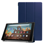 Per Amazon Kindle Fire HD 10 2017/2019Custodia orizzontale in pelle Custer Texture Flip con supporto a tre pieghe e funzione Sleep / Wake-up, For Amazon Kindle Fire HD 10