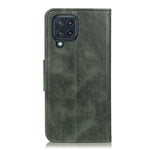 Mirren Crazy Horse Texture Custodia in pelle orizzontale a conchiglia con supporto, slot per carte e portafoglio, For Samsung Galaxy M32