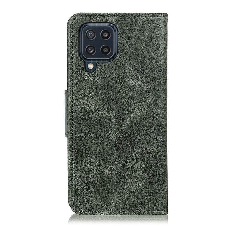 Mirren Crazy Horse Texture Custodia in pelle orizzontale a conchiglia con supporto, slot per carte e portafoglio, For Samsung Galaxy M32