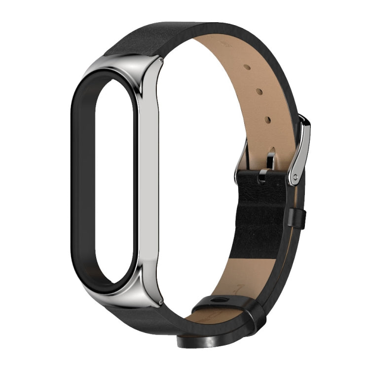 Per cinturino di ricambio in pelle microfibra CS Xiaomi Mi Band 6/5/4/3