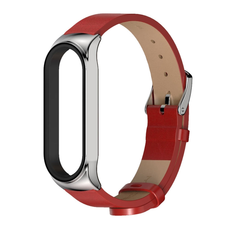 Per cinturino di ricambio in pelle microfibra CS Xiaomi Mi Band 6/5/4/3
