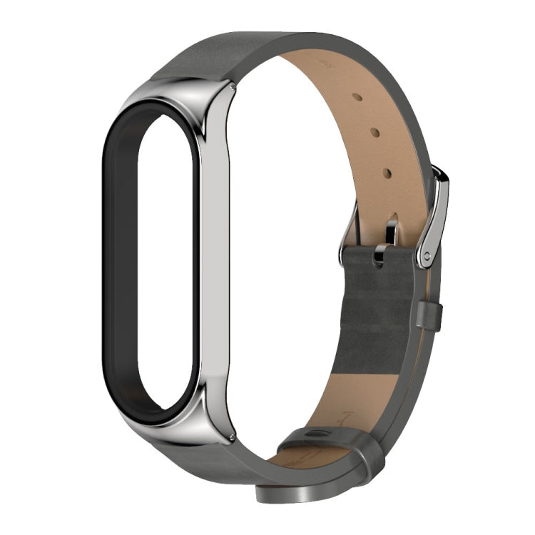 Per cinturino di ricambio in pelle microfibra CS Xiaomi Mi Band 6/5/4/3