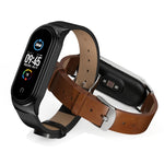 Per cinturino di ricambio in pelle microfibra CS Xiaomi Mi Band 6/5/4/3