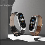 Per cinturino di ricambio in pelle microfibra CS Xiaomi Mi Band 6/5/4/3
