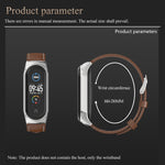 Per cinturino di ricambio in pelle microfibra CS Xiaomi Mi Band 6/5/4/3