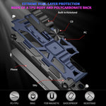 Custodia TPU antiurto con supporto per iPhone 13