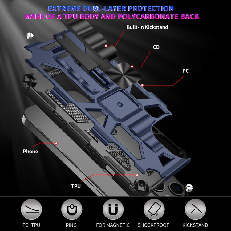 Custodia TPU antiurto con supporto per iPhone 13