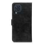 Custodia in pelle a vibrazione orizzontale con struttura in coccodrillo con supporto, slot per carte e portafoglio, For Samsung Galaxy M32