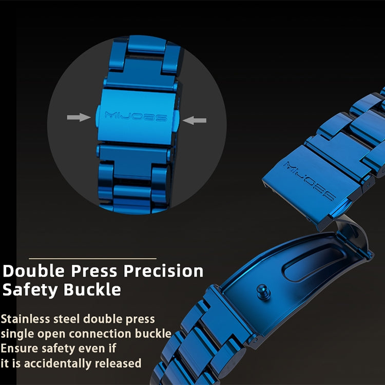 Per Xiaomi Mi Band 6/5/4/3 CS Cinturino di ricambio in acciaio inossidabile con tre perline in metallo