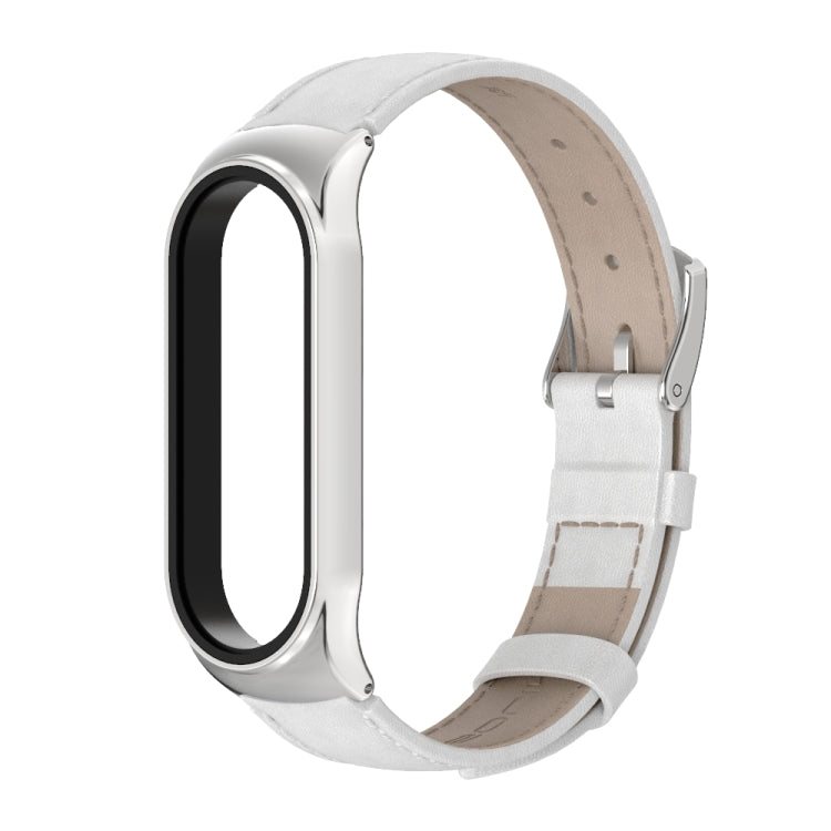 Per Xiaomi Mi Band 6/5/4/3 CS cinturino di ricambio in pelle bovina di primo strato