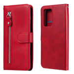 Fashion Calf Texture Zipper Custodia in pelle a vibrazione orizzontale con supporto e slot per schede e portafoglio, For OPPO Reno6 Pro+ 5G, For OPPO Reno6 Pro 5G, For OPPO Reno6 5G